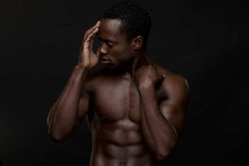 Sexy afrikaanse man